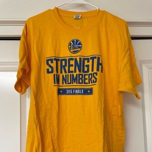 2015 Warriors final game day T-shirt